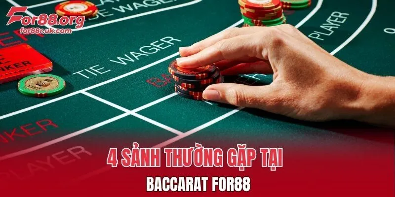 4 sảnh thường gặp tại baccarat FOR88