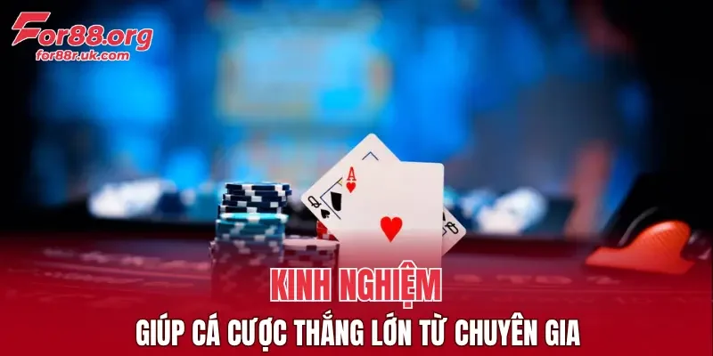 Kinh nghiệm giúp cá cược thắng lớn từ chuyên gia